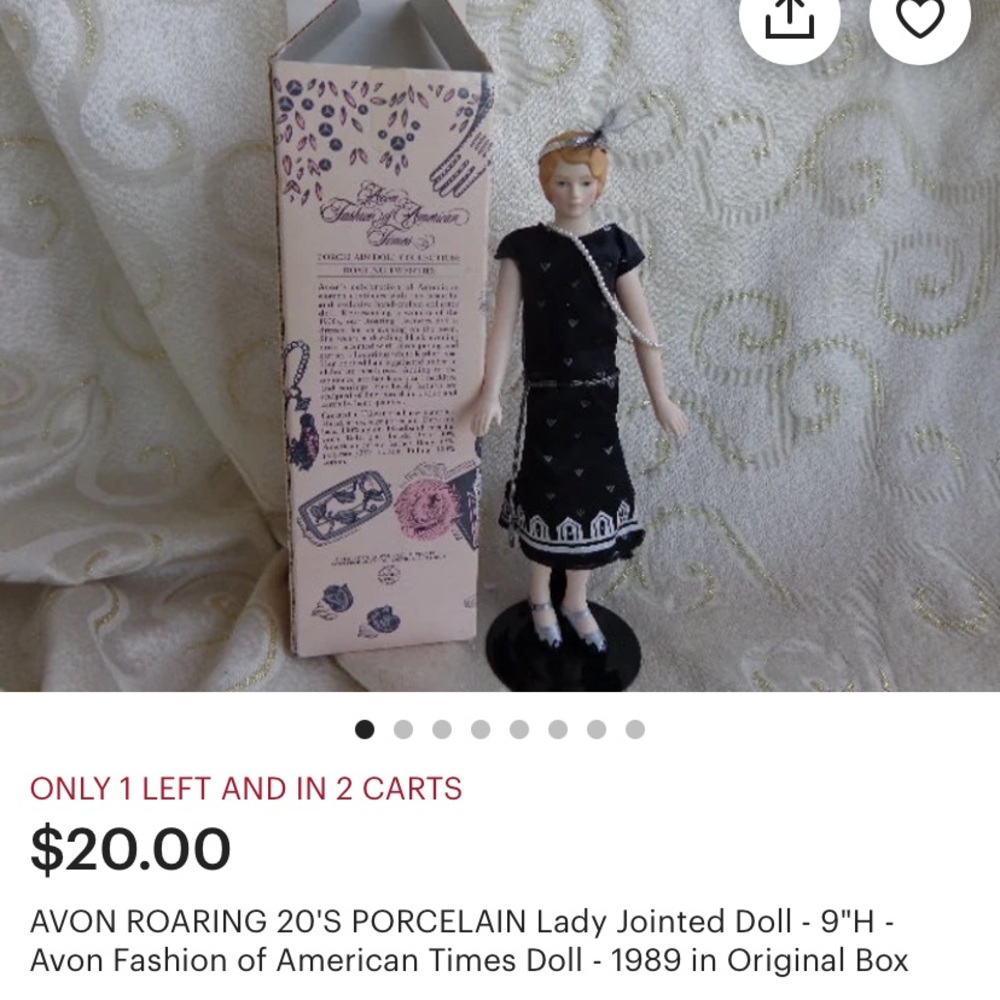 2 1920s dolls